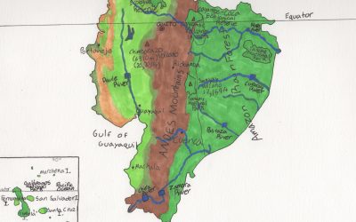 Map of Ecuador